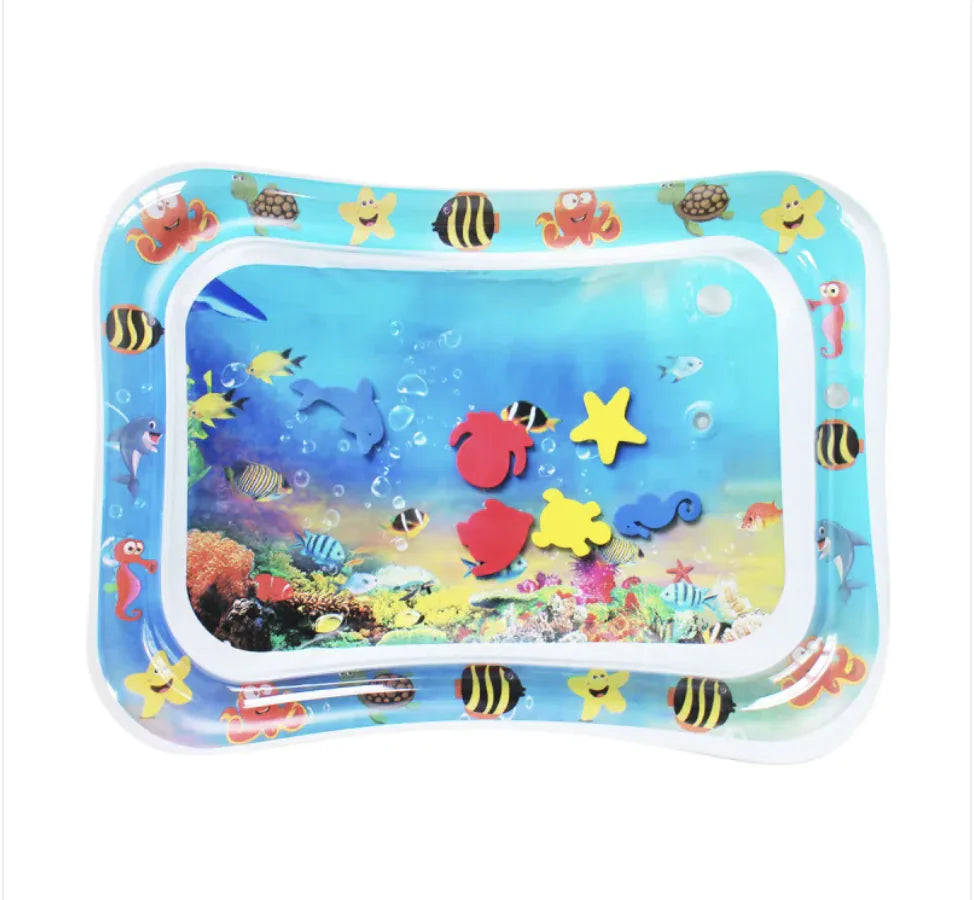 Inflatable Sea Turtle Baby Water Play Mat