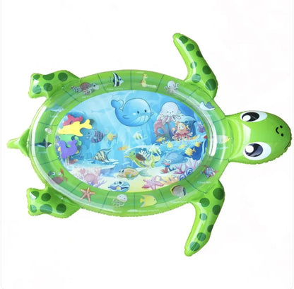 Inflatable Sea Turtle Baby Water Play Mat