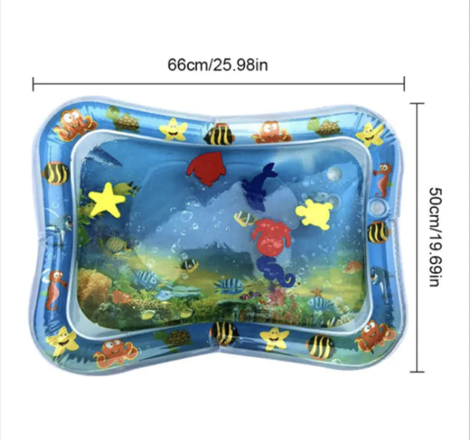 Inflatable Sea Turtle Baby Water Play Mat