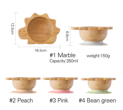 Nordic Style Baby Bamboo Tableware