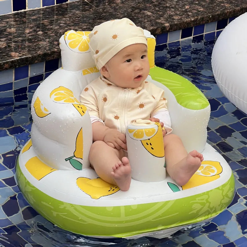 Inflatable Baby Chair for Dining & Bath